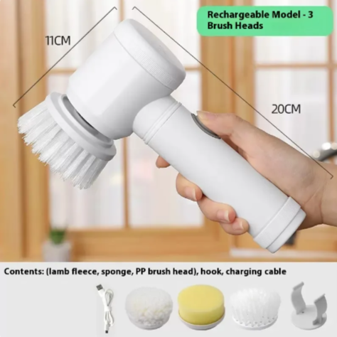 Handheld Electric Cleaning Brush – Multi-Function Home Scrubber